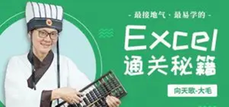 向天歌大毛Excel上分攻略【画质高清有课件】